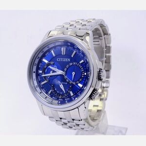 CITIZEN Eco Drive CALENDRIER Blue Dial Chronograph Watch